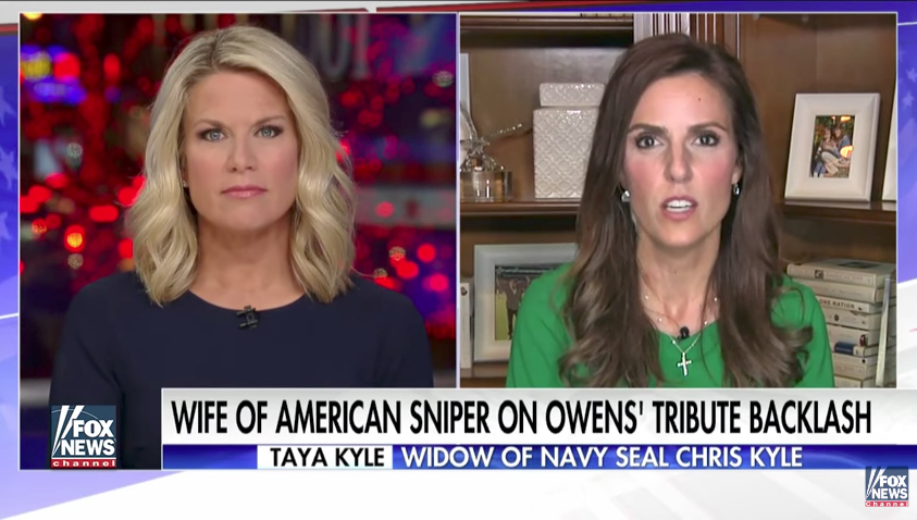 SEAL Chris Kyle’s Widow ‘Michael Moore Comments about Carryn Owens Make Me Sick’ (Video)